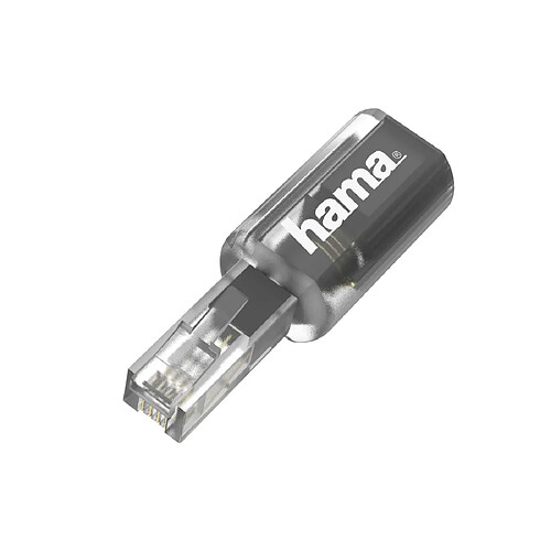 HAMA Adaptateur antitorsion, transparent/noir