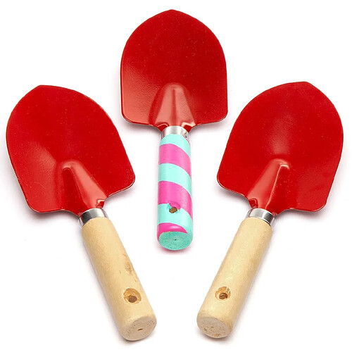 Baker Ross Truelles de jardinage (lot de 3) - Outils de jardin pour enfants à décorer et offrir.