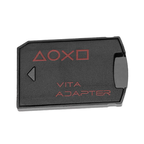 vhbw Adaptateur de carte SD compatible avec PlayStation Vita 1000 console de jeu - Convertisseur carte mémoire SD, noir