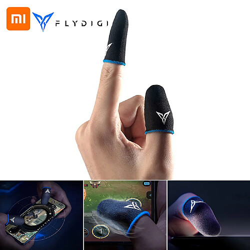 Flydigi Wasp Palpeurs 2 Finger Sleeve Anti-transpiration Finger Cover Mobile Phone Tablet Game Écran tactile Thumb 2 Pcs Compatibl75