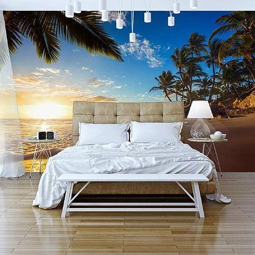 Artgeist Papier peint - Tropical Beach [150x105]