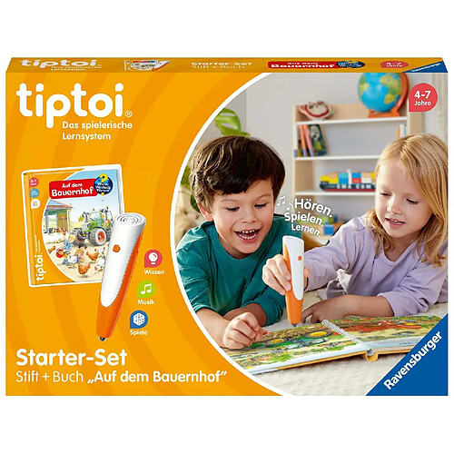 Ravensburger - tiptoi Starter-Set: Stift und Bauernhof-Buch