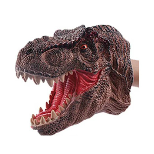 Universal En caoutchouc vinylique souple, têtes d'animaux, mains, fausses images, jouets pour enfants, modèles, cadeaux, dinosaures, mains, marionnettes, jouets pour enfants.