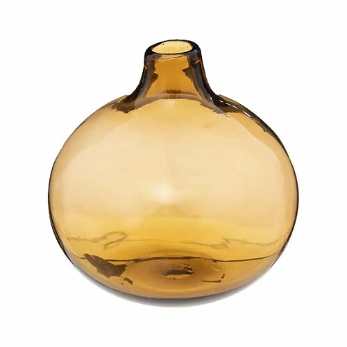 Vase Soliflore en Verre Mona 12cm Ambre