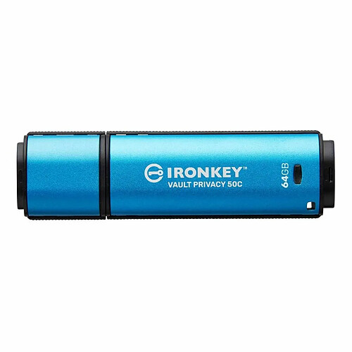 Clé USB Kingston IKVP50C/64GB Bleu Noir/Bleu 64 GB