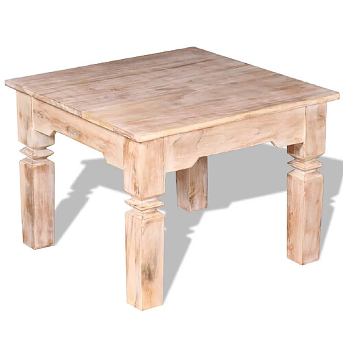 vidaXL Table basse Bois d'acacia 60x60x45 cm