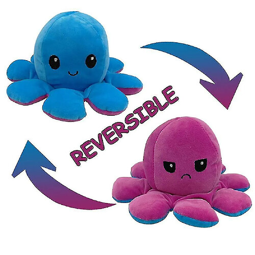 Universal Animal en peluche réversible double face