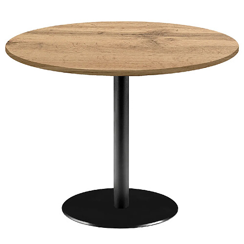 Restootab Table Ø120cm - modèle Rome chêne armor