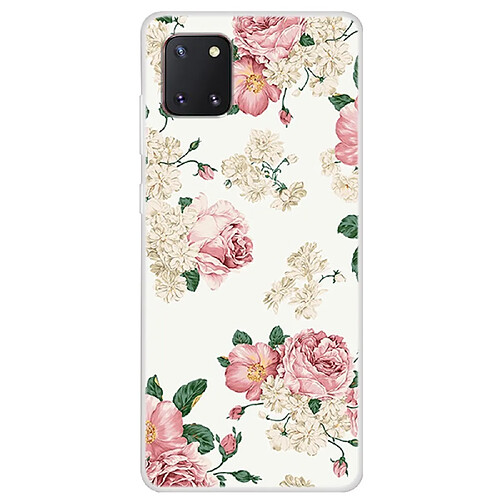 Coque en TPU impression de motifs souple fleur de prunier pour votre Samsung Galaxy A81/Note 10 Lite/M60S