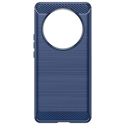 Avizar Coque pour Honor Magic 6 Lite 5G Flexible Effet Carbone Bleu Nuit