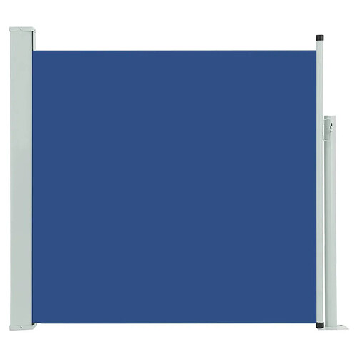 Maison Chic Auvent latéral rétractable de balcon | Store extérieur | Auvent solaire de patio 170x300 cm Bleu -GKD93826