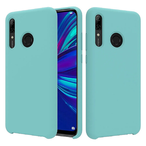 Wewoo Coque Étui de protection étanche en silicone liquide de couleur unie pour Huawei Enjoy 9s bleu