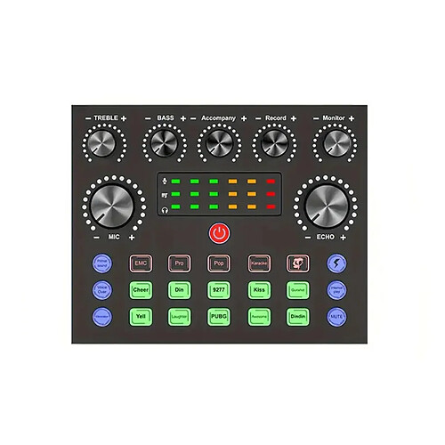 Table De Mixage Audio Or Multimodes Avec Bluetooth Et Égaliseur Indépendant YONIS