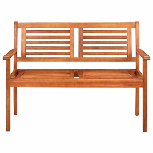 Maison Chic Banc de jardin 2 places | Banquette de jardin | Chaise Relax 120 cm Bois d'eucalyptus solide -MN51229