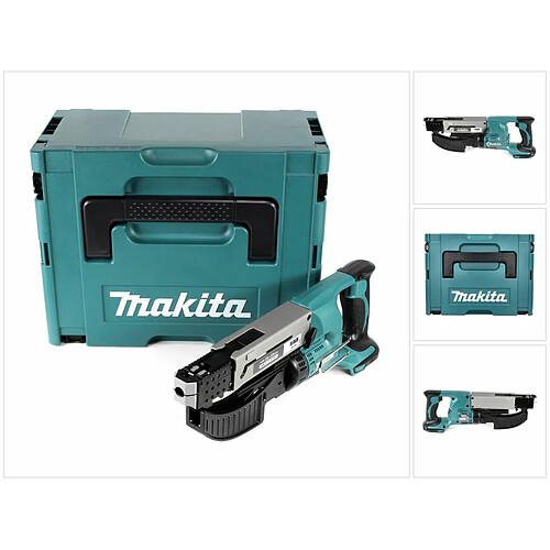 Makita DFR 550 ZJ Visseuse automatique sans fil 18V, 25-55mm Solo + Makpac - sans batterie, sans chargeur