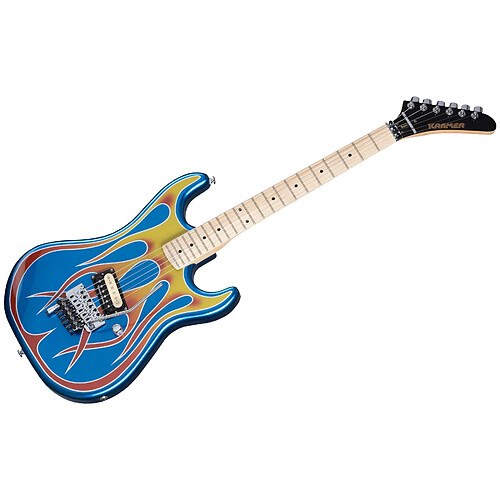 Baretta Custom Graphics "Hot Rod" Blue Sparkle with Flames Kramer