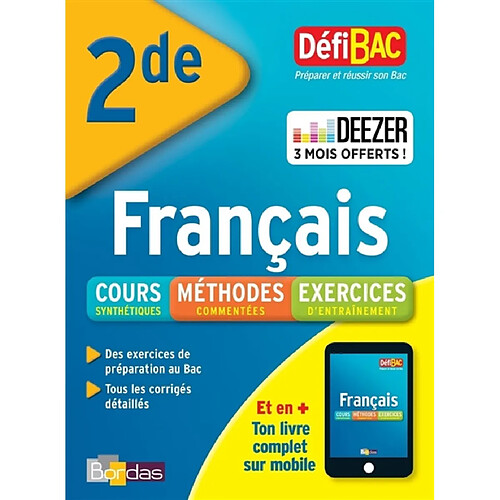 Français, 2de · Occasion