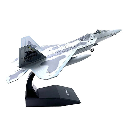 1/100 échelle Moulé sous Pression Métal Moulé sous pression F-22 Raptor Avion USA Armée de l'air Militaire Fighter Aircraft Avion Modèle Jouets