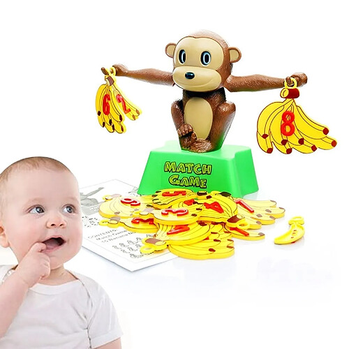 Wewoo Pour Enfants Singe Banana Match Jeu Échelle Solde Jouet Éducatif