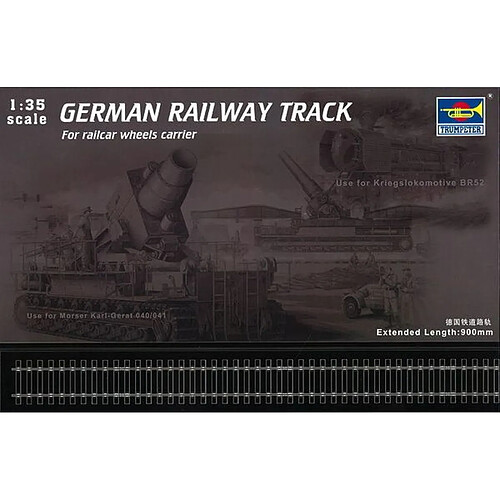 German Railway Track Set - 1:35e - Trumpeter