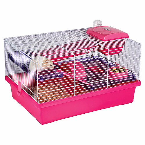 Eurovideo Vg Rosewood Options Cage pour Hamster Home Pico Rose