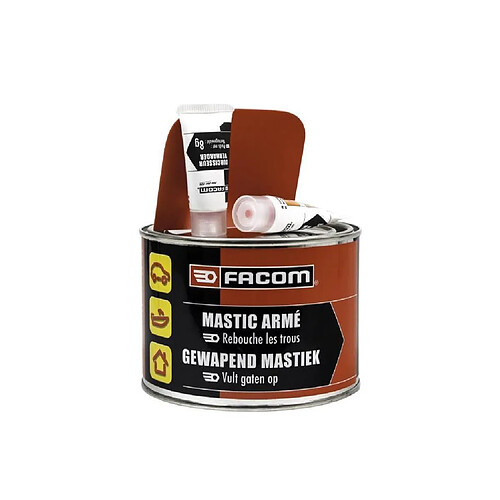 FACOM Mastic armé - Chagé en fibres de verre - 600 g