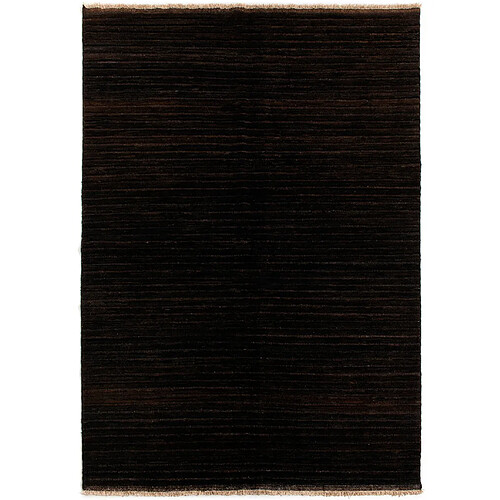 Vidal Tapis de laine 296x204 noir Juma