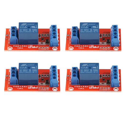 Module d'Optocoupleur de module de carte de relais de 3 morceaux 1V 1 pour le BRAS d'ARMOIN d'Arduino