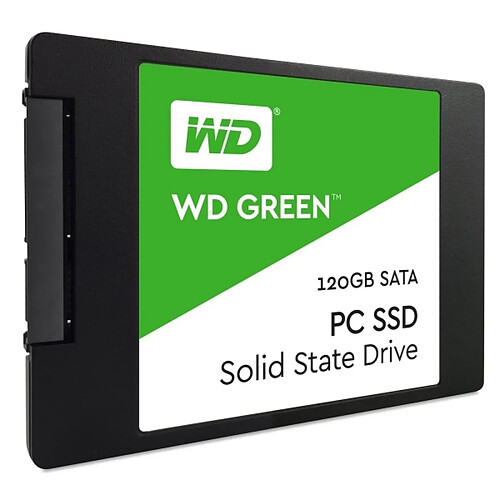 Western Digital SSD interne WD Green 120 Go 2,5"" 7mm cased SATA III 6 Gbits/s