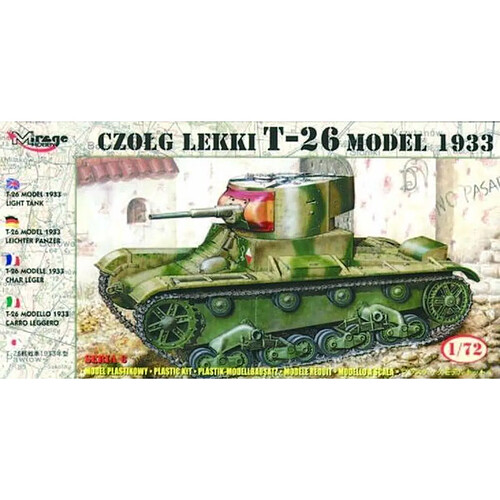 Leichter Panzer T-26 1933 - 1:72e - Mirage Hobby