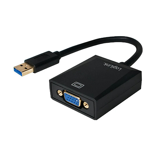 Logilink DIGITUS Adaptateur graphique USB 3.0 - VGA, noir ()