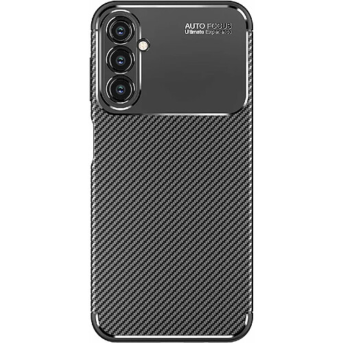 Xeptio Coque protection brossée noire pour Samsung Galaxy A55 5G souple Antichoc