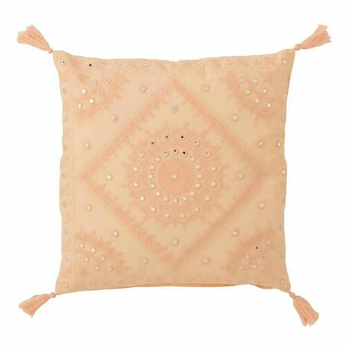 Paris Prix Coussin Déco à Pompon Ibiza 45x45cm Pamplemousse