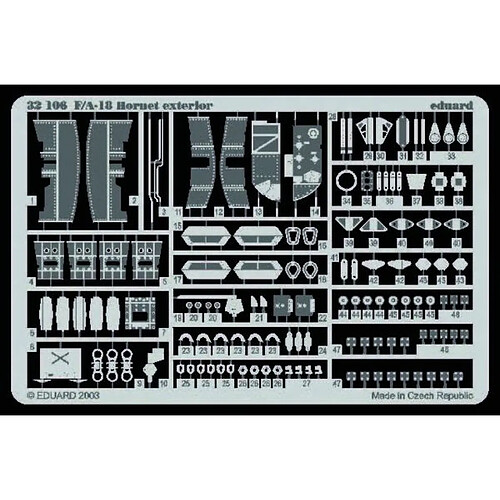 F/A-18 Hornet Exterior für Academy Bausätze- 1:32e - Eduard Accessories