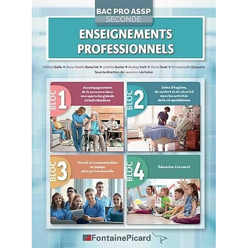 Enseignements professionnels, bac pro ASSP seconde