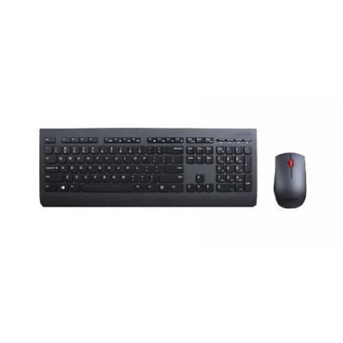 lenovo - option cdt lenovo professional wireless german keyboard and mouse combo gr noir noir Noir