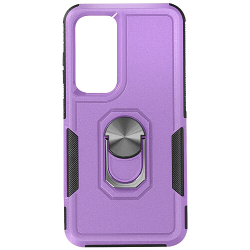 Avizar Coque Antichoc pour Samsung Galaxy S24 Anneau Support Violet