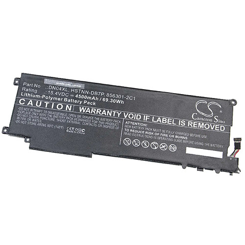 vhbw batterie compatible avec HP ZBook x2, x2 G4 laptop (4500mAh, 15.4V, Li-Polymère, noir)