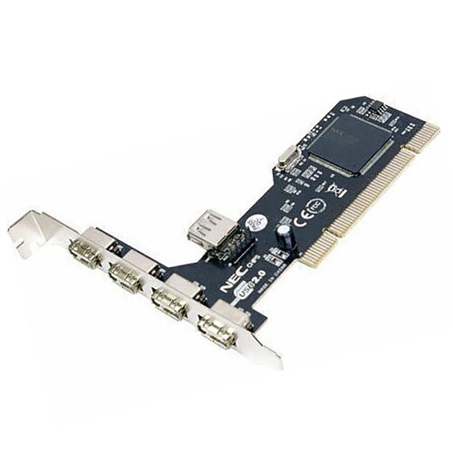 Carte 4+1x USB 2.0 LOGILINK NEC PC0041 PCI · Occasion