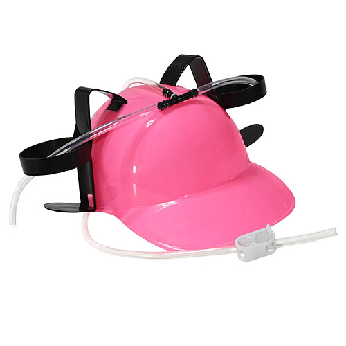 Nouveauté Boire Casque Bière Chapeau Porte-boisson Soda Fête Stag Faire Jeu Rose