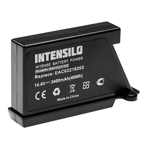 Vhbw INTENSILO Batterie remplacement pour LG EAC60766113, EAC62218202, EAC62218205, EACAA1 pour robot électroménager (3400mAh, 14,4V, Li-ion)