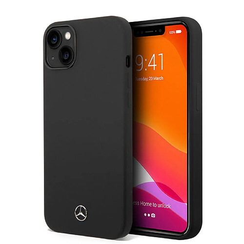 Mercedes Benz Coque arrière rigide pour iPhone 14 -noir