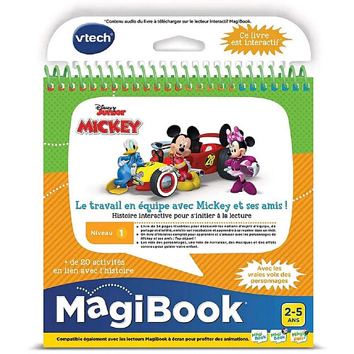 VTech livre éducatif Le travail en équipe avec Mickey et ses amis !