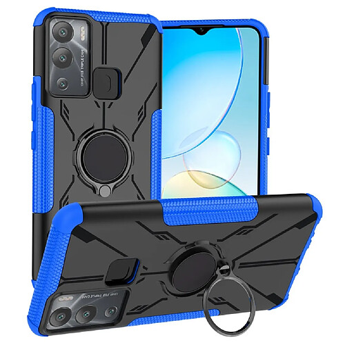 Coque en TPU anti-chute avec béquille pour votre Infinix Hot 12i 4G - bleu