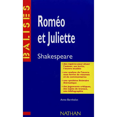 Roméo et Juliette, William Shakespeare · Occasion