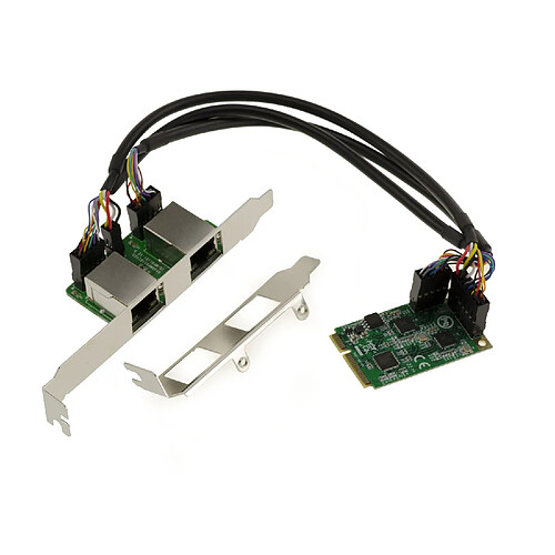 Kalea-Informatique Carte Mini PCIe MiniPCIe - 2 ports 2.5 Gigabit RJ45 LAN ETHERNET 1G 2.5G