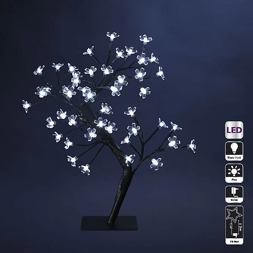 Feeric Lights And Christmas Arbre lumineux décoratif Prunus - 48 LED - Lumière blanche