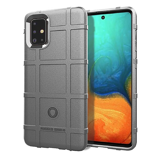 Wewoo Coque Souple Pour Galaxy A71 TPU antichoc à couverture totale Gris