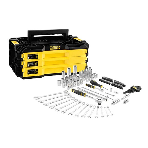 Boîte de 3 tiroirs 126 outils Stanley FATMAX PROSTACK