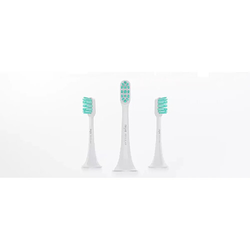 Universal Tête de brosse à dents électrique 3PCS pour nettoyage acoustique intelligent tête de brosse à dents 3D combiné à la brosse à dents électrique(blanche)